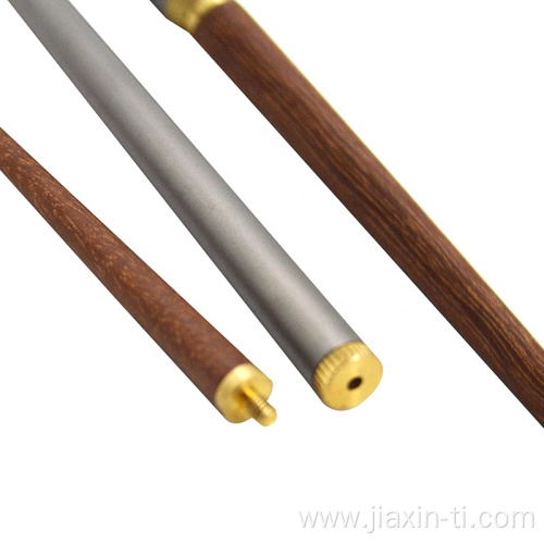 Chopsticks Titanium Folding Chopsticks with Wood Hollow